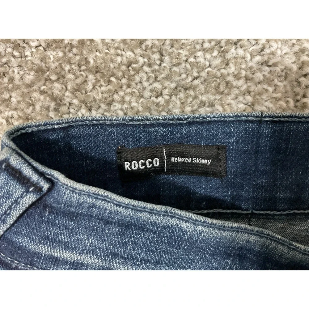 True Religion Rocco No Flap Relaxed Skinny Denim Jeans 32W Men's Dark Wash Blue